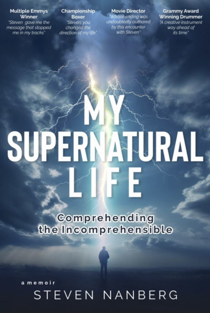 A book cover with the title " my supernatural life "